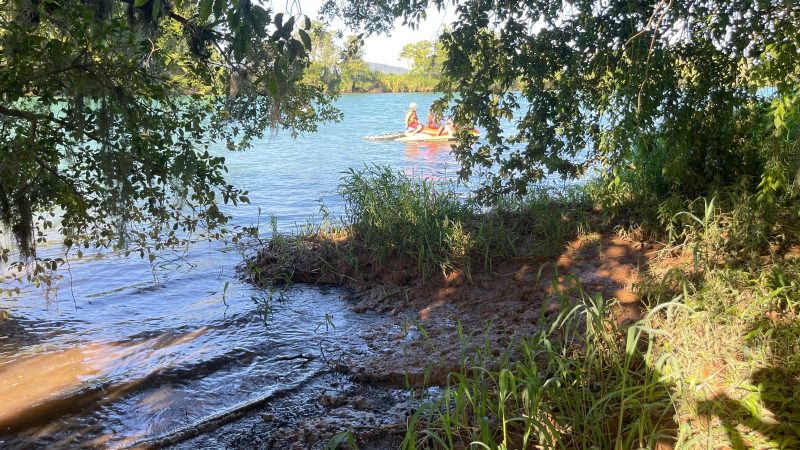 Rio onde as jovens foram encontradas mortas &#8211; Foto: CBM/Divulgação/ND