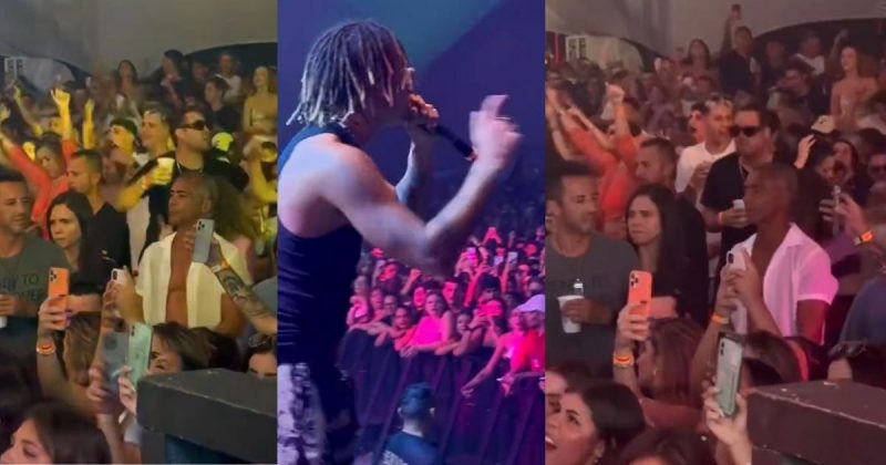 Romário é flagrado curtindo show do cantor Matuê, em Florianópolis