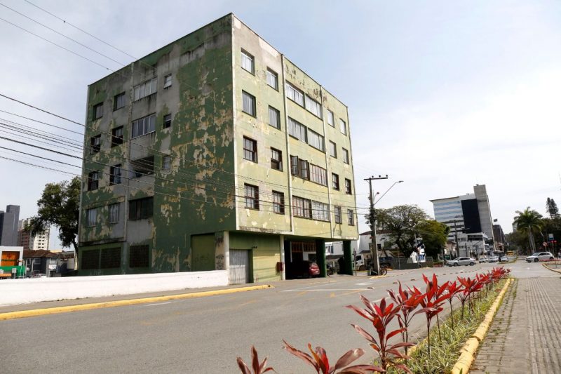 prédio verde será demolido em joinville