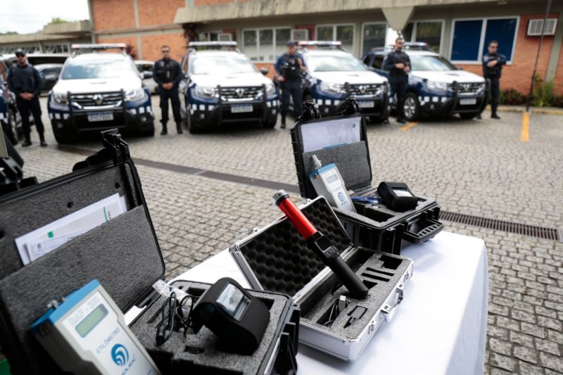 As c&acirc;meras gravam em alta resolu&ccedil;&atilde;o contam com tecnologia que melhora a qualidade das imagens capturadas durante a noite. – Foto: Secom/Prefeitura de Joinville/Divulga&ccedil;&atilde;o/ND