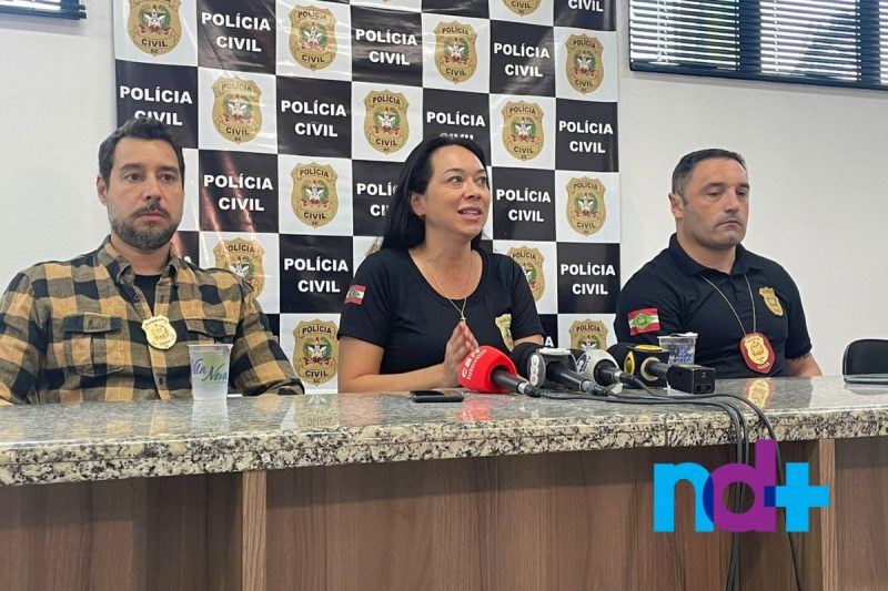 Pol&iacute;cia Civil fez a pris&atilde;o do suspeito um dia ap&oacute;s o crime – Foto: Felipe Bambace/NDTV