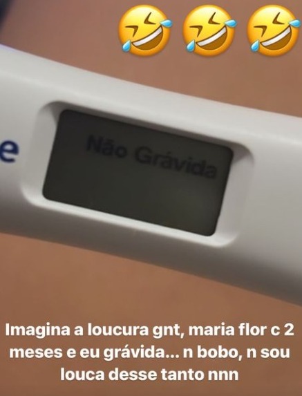Na web, os internautas repercutiram a suspeita que levou Virginia a fazer o teste&nbsp;– Foto: @virginia/Instagram/Divulga&ccedil;&atilde;o/ND