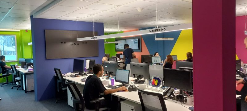 O novo espa&ccedil;o marca o in&iacute;cio de um novo ciclo no Grupo ND e tamb&eacute;m na vida dos colaboradores &mdash; Foto: Luiz Fernando Dresch/ND