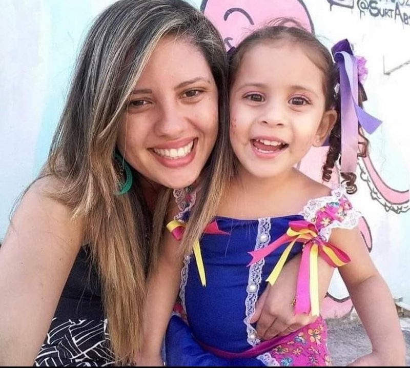 Bruna Ben&iacute;cio e a filha Maria Clara – Foto: Reprodu&ccedil;&atilde;o/Instagram/ND