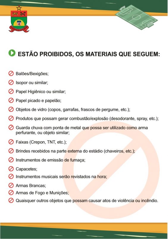 Na lista de objetos proibidos, alguns exageros como os bal&otilde;es, por exemplo. – Foto: PM/SC/divulga&ccedil;&atilde;o/ND
