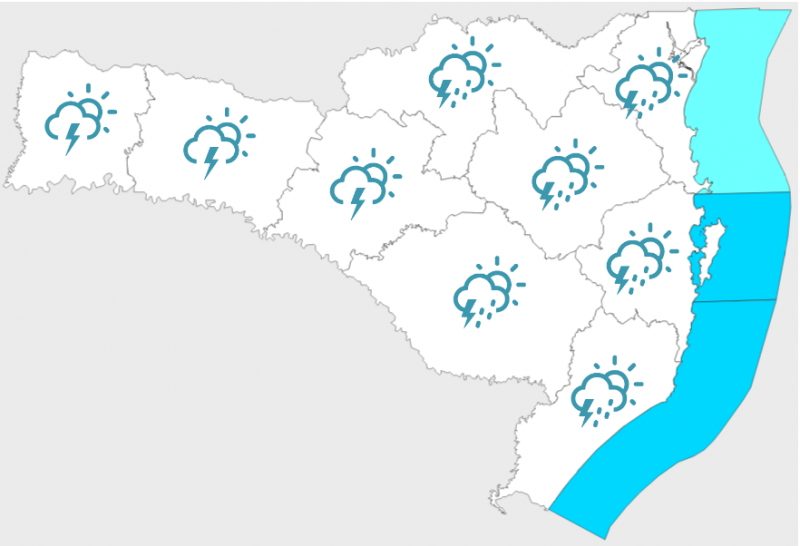 A partir da tarde, devido ao calor combinado com a umidade da região amazônica, a condição de chuva retornar e pode ocasionar pancadas de chuva e temporais isolados no Estado. &#8211; Foto: Defesa Civil/Divulgação/ND