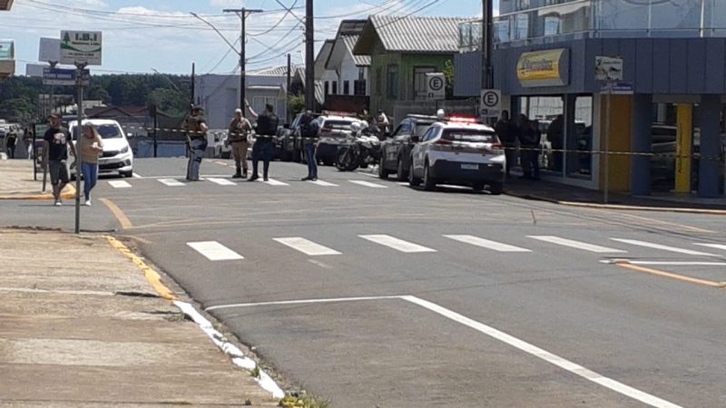 Military police and civilian police teams are looking for the perpetrators.  – Photo: Rádio Alvorada FM/Reproduction/ND