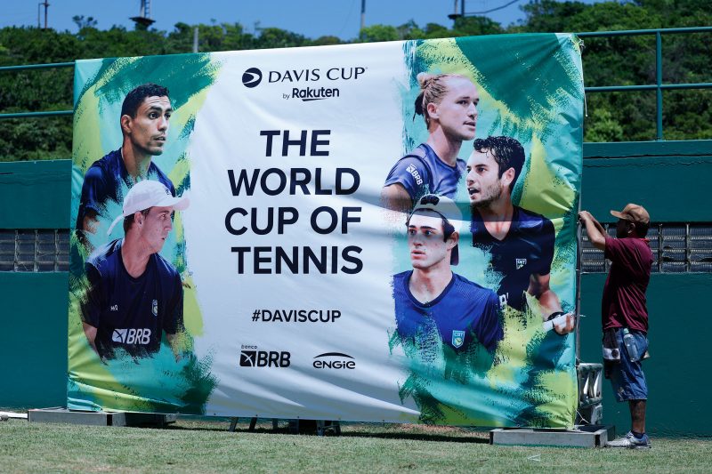 Copa Davis ser&aacute; disputada no Cost&atilde;o do Santinho, em Florian&oacute;polis – Foto: Luiz Candido/LuzPress/CBT/Divulga&ccedil;&atilde;o/ND