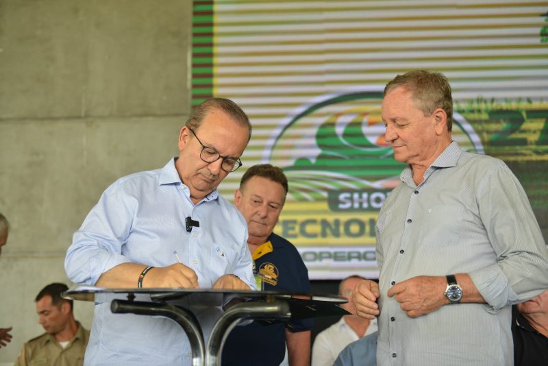 Lan&ccedil;amento foi na abertura do Show Tecnol&oacute;gico Copercampos – Foto: Eduardo Valente/Governo de SC/ND