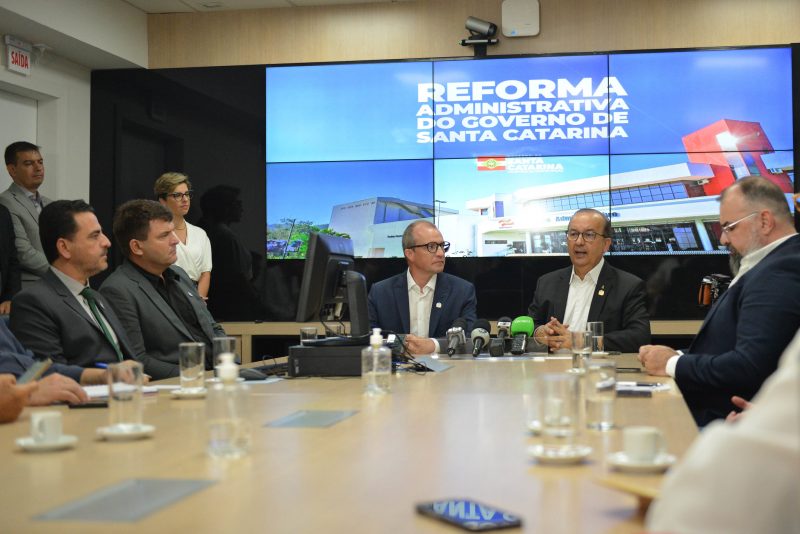 Governo apresenta proposta para reforma administrativa de SC – Foto: Eduardo Valente/Secom/Divulga&ccedil;&atilde;o/ND