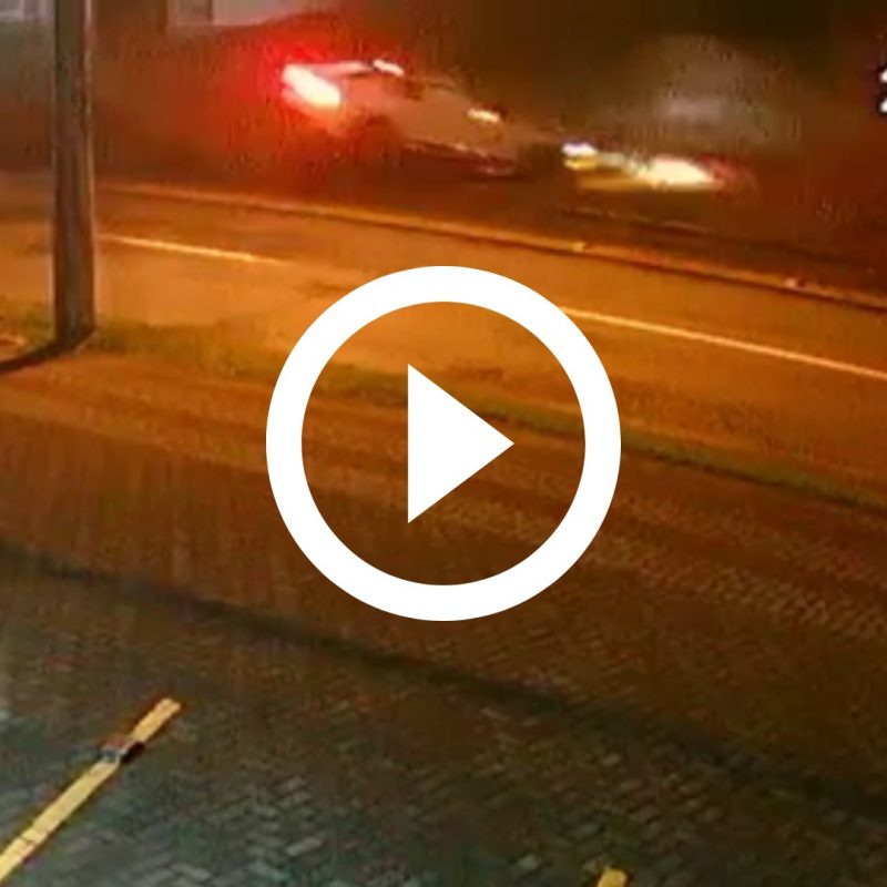 Acidente com suspeita de racha em Blumenau – Foto: Divulga&ccedil;&atilde;o/ND