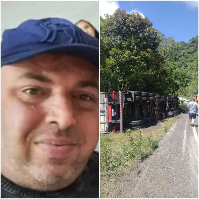 Caminhoneiro que morreu na BR-470 em Pouso Redondo &eacute; identificado – Foto: Reprodu&ccedil;&atilde;o/ND