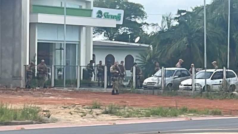 Armed bandits break into the bank and take hostages in Crisium.  Photo: Disclosure/ND