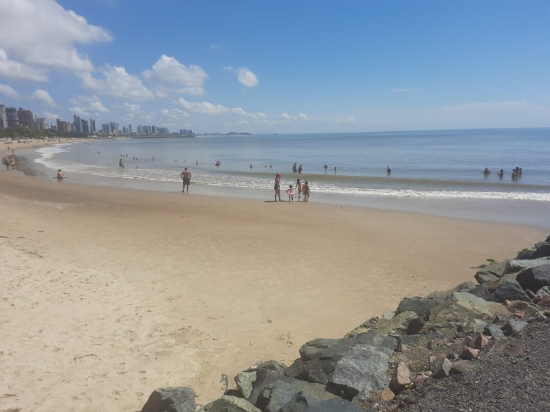 M&atilde;e se afogou ao tentar salvar filhos em mar de Balne&aacute;rio Pi&ccedil;arras – Foto: CBMSC/Divulga&ccedil;&atilde;o