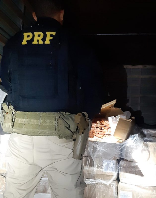 Esquema de contrabando de camar&atilde;o argentino foi descoberto – Foto: PRF/Reprodu&ccedil;&atilde;o/ND