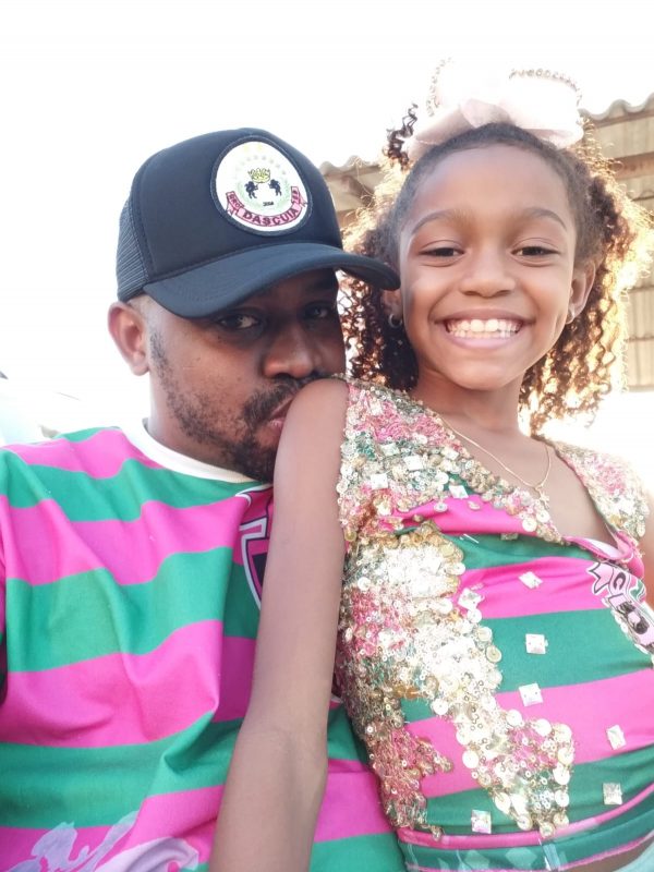 Maurício e Beatrice curtindo o Carnaval no Brasil