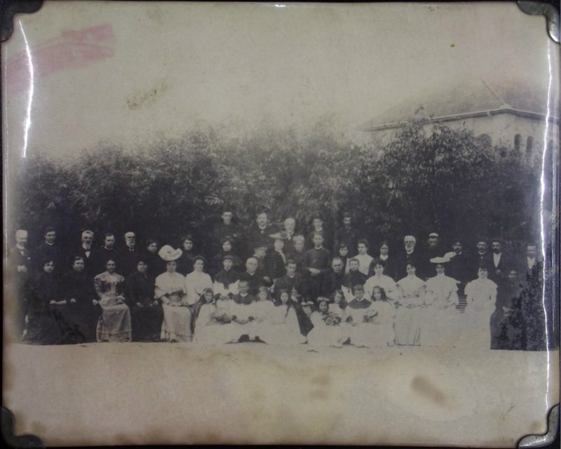 Evento religioso, durante a visita do Bispo Duarte Leopoldo Silva, da Diocese de Santa Catarina, com sede em Curitiba, a Joinville – Foto: Acervo do Arquivo Hist&oacute;rico de Joinville/Divulga&ccedil;&atilde;o/ND