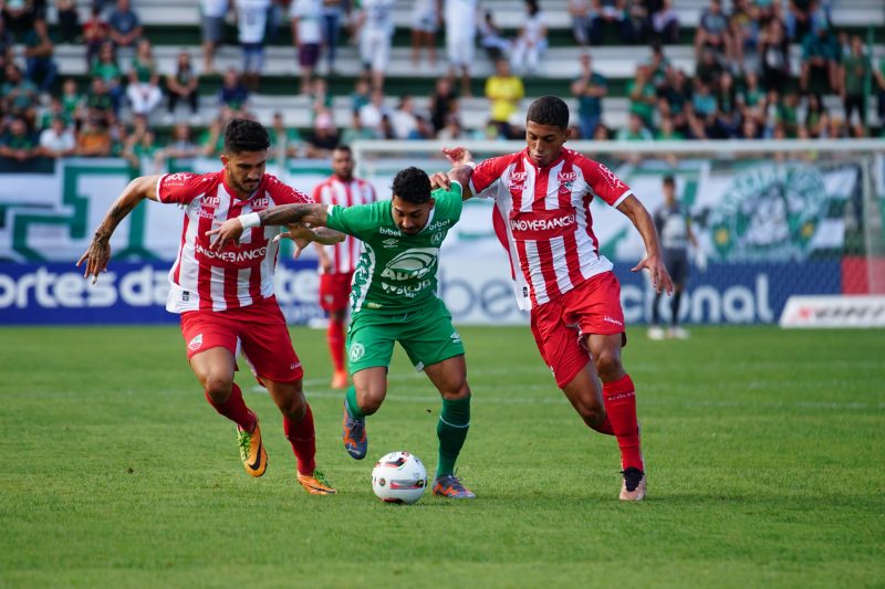 Chapecoense e CAC jogaram, na tarde deste domingo (26), em Chapec&oacute; – Foto: Tiago Meneghini/ACF/divulga&ccedil;&atilde;o/ND