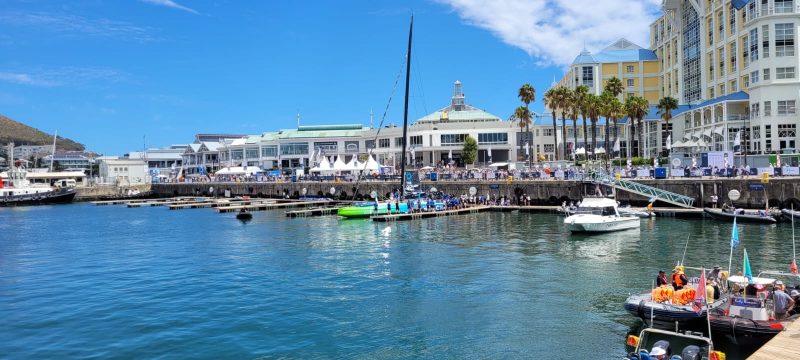 Cidade do Cabo &eacute; &uacute;ltima parada da regata antes da chegada em Itaja&iacute; – Foto: Marcelo Nunes/NDTV