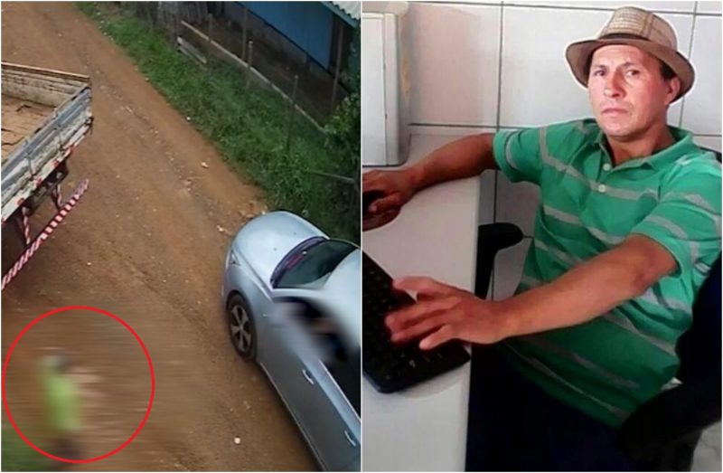 Gilmar Ant&ocirc;nio Soares foi morto na frente da pr&oacute;pria casa. – Foto: Montagem/ND