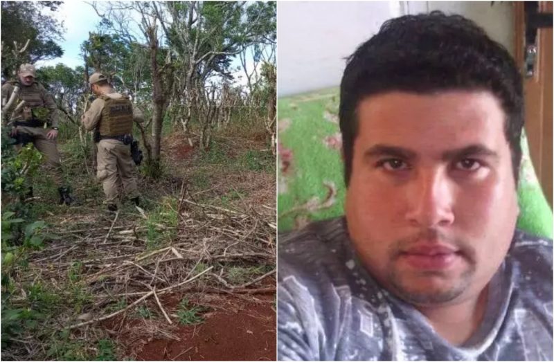 O corpo de Juliano foi encontrado no interior de Chapec&oacute; (a esquerda) e Evandro Pedroso foi encontrado morto com um tiro na cabe&ccedil;a. – Foto: Montagem/ND