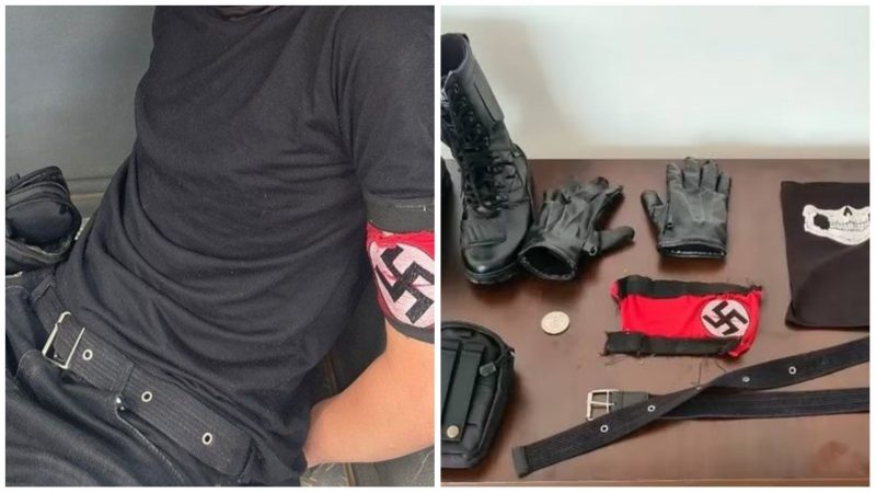 O jovem se aproxima da escola e retira explosivos de um carro e joga contra a unidade de ensino. – Foto: Guarda Municipal de Monte Mor/Reprodu&ccedil;&atilde;o/Divulga&ccedil;&atilde;o/ND