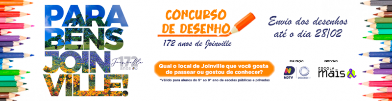 3&ordm; Concurso de Desenho Escolar celebra o anivers&aacute;rio de Joinville – Foto: ND