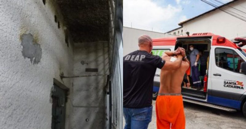 Governo do Estado divulgou causa de inc&ecirc;ndio – Foto: Defensoria P&uacute;blica + Ricardo Wolffenbuttel/Governo de SC/ND