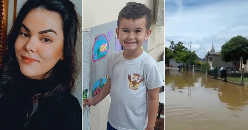 Chuva provoca mortes, faz rio transbordar e deixa comunidades ilhadas em Meleiro – Foto: Divulga&ccedil;&atilde;o/ND