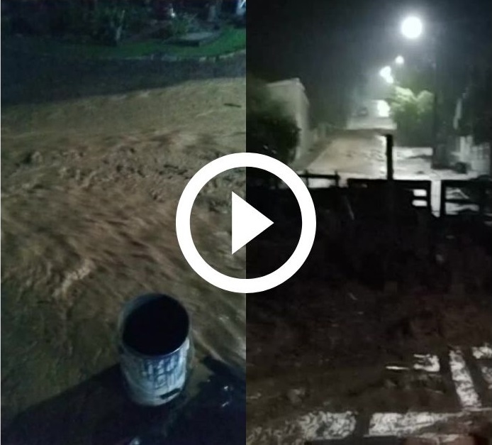 Munic&iacute;pio teve estragos ap&oacute;s chuva intensa nesta madrugada – Foto: Redes Sociais/Divulga&ccedil;&atilde;o/ND