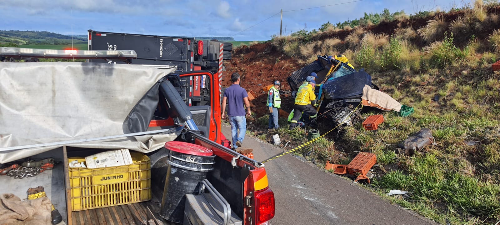 FUI EM BALNEÁRIO CAMBORIÚ COM A SAVEIRO EM CIMA DO CAMINHÃO 