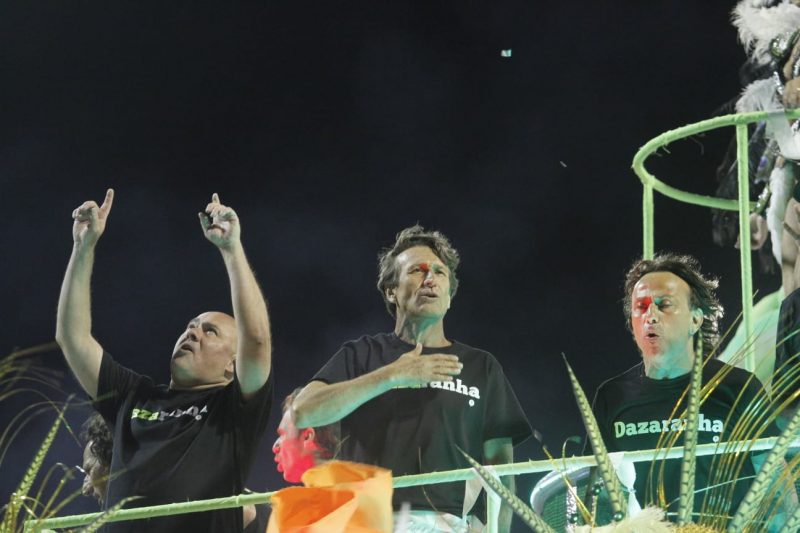 Dazaranha &eacute; homenageada da Uni&atilde;o da Ilha da Magia, escola campe&atilde; do Carnaval 2023 de Florian&oacute;polis – Foto: Leo Munhoz/ND