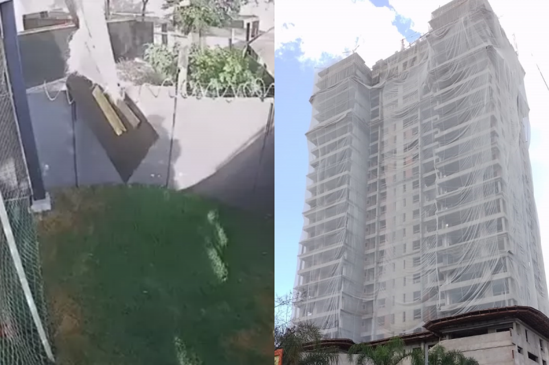 A Defesa Civil retirou o embargo da obra que atingiu escola infantil em Chapec&oacute;. &mdash; Foto: Defesa Civil/Reprodu&ccedil;&atilde;o/ND