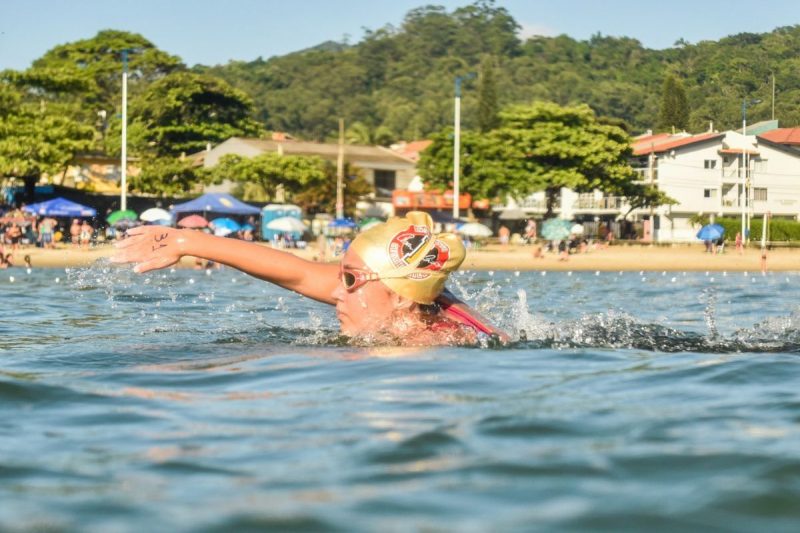 Beatriz Trancoso ficou com o vice na primeira etapa da Copa do Brasil de &Aacute;guas Abertas – Foto: Divulga&ccedil;&atilde;o/ND