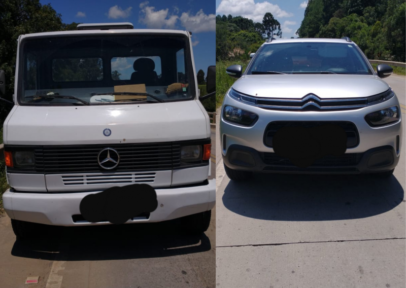 Motoristas dos outros ve&iacute;culos n&atilde;o sofreram nenhum ferimento – Foto: PMRV/Divulga&ccedil;&atilde;o/ND