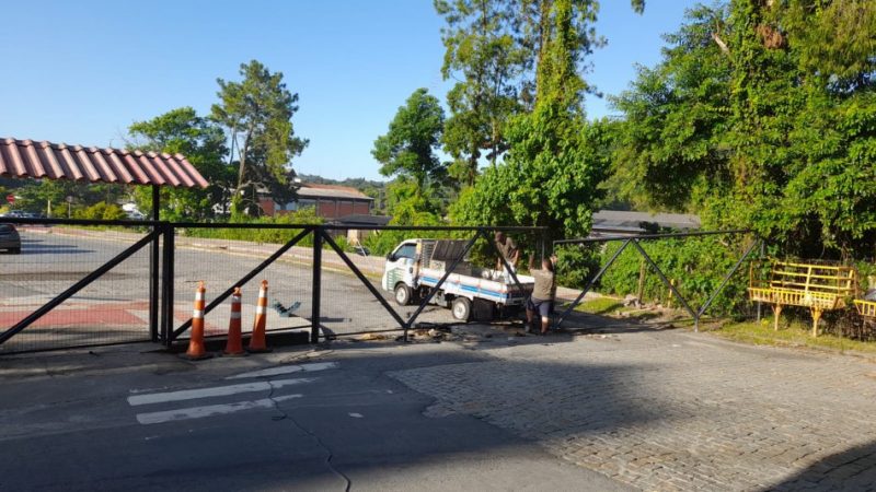 Projeto no Terminal Aterro ser&aacute; alterado ap&oacute;s acessos ilegais de passageiros – Foto: Prefeitura Blumenau / Reprodu&ccedil;&atilde;o ND