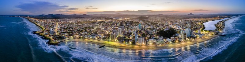Uma das primeiras cidades praianas do Litoral Norte de Santa Catarina – Foto: FUMTEC Barra Velha/Divulga&ccedil;&atilde;o