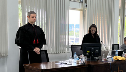 A sess&atilde;o do Tribunal do J&uacute;ri aconteceu nesta sexta-feira (17/02), em Porto Uni&atilde;o. – Foto: MP/Divulga&ccedil;&atilde;o/ND