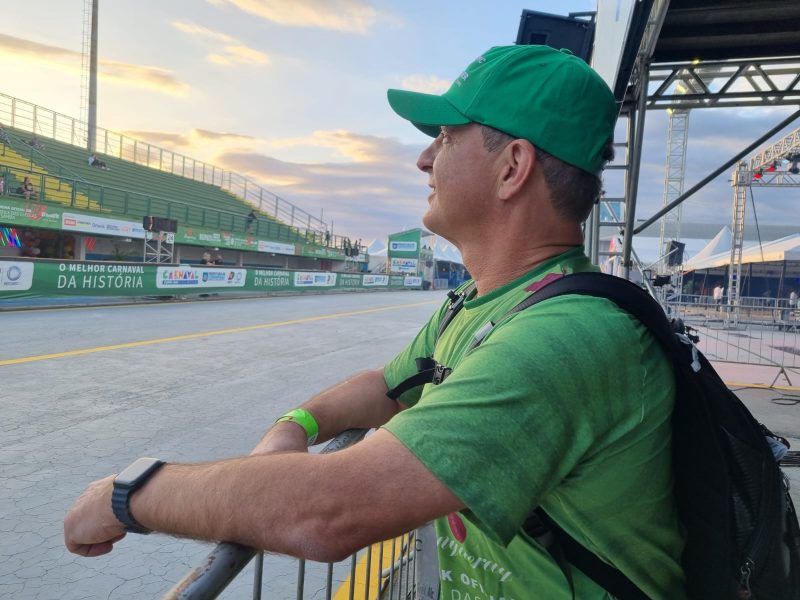 Empres&aacute;rio contempla o local com orgulho – Foto: Ana Schoeller/ND