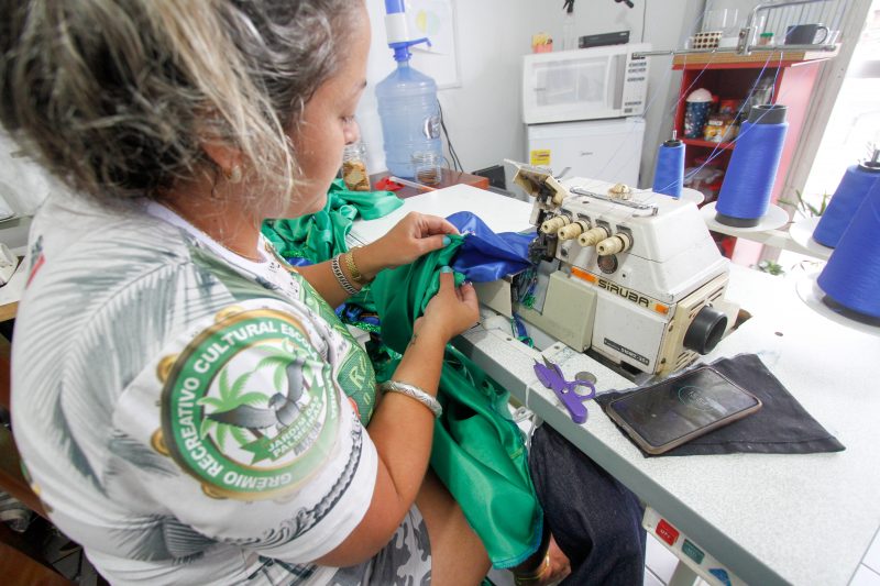 O enredo &ldquo;Ribalta Josefense! O Teatro Brasileiro em Cena no Adolpho Mello&rdquo; foi constru&iacute;do em v&aacute;rias m&atilde;os para levar um pouco da hist&oacute;ria de S&atilde;o Jos&eacute; a Florian&oacute;polis – Foto: Leo Munhoz/ND