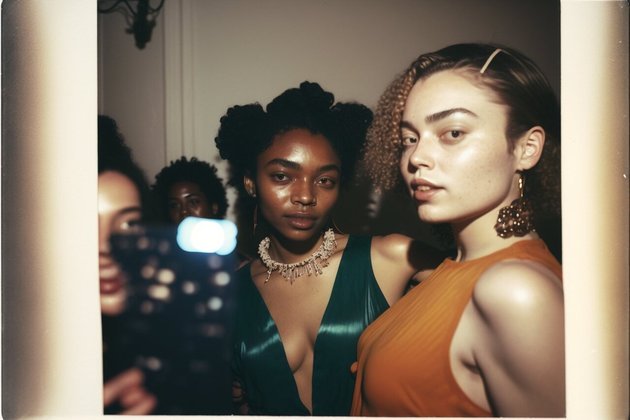 Zimmerman considerou a imagem acima a melhor, justamente por ser a mais diversa. Para obtê-la, ele precisou de mais parâmetros para acrescentar pessoas que não são brancas – Foto: Reprodução/Midjourney (via Twitter/@mileszim)