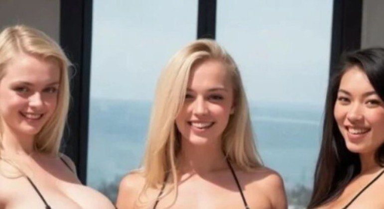Enquanto isso, comunidades no Reddit e Discord começaram a produzir fotos para o público adulto geradas por IA, o que aumenta a preocupação quanto à criação de fotos que podem se enquadrar como “pornografia de vingança”, com rostos de pessoas escolhidas — um alerta iniciado há certo tempo – Foto: Reprodução/Stable Diffusion