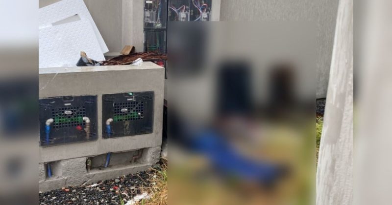 Homem tenta furtar fios de energia e morre eletrocutado em Crici&uacute;ma – Foto: PMSC/Divulga&ccedil;&atilde;o/ND