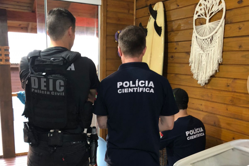 Pris&atilde;o aconteceu durante a terceira fase da opera&ccedil;&atilde;o Anjos da Guarda – Foto: Pol&iacute;cia Civil/Divulga&ccedil;&atilde;o/ND