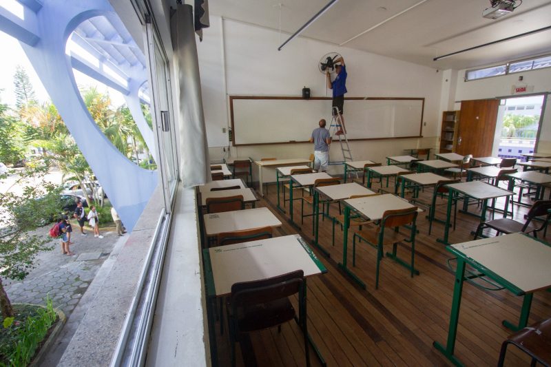 O Instituto Estadual de Educa&ccedil;&atilde;o &eacute; o maior col&eacute;gio de SC – Foto: Leo Munhoz/ND