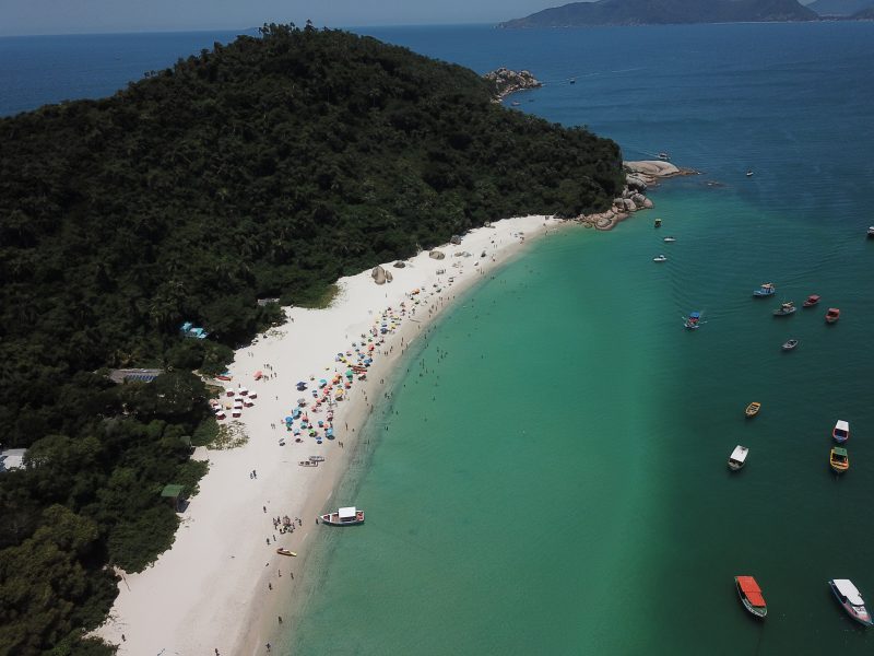 Ilha do Campeche, em Florian&oacute;polis – Foto: Leonardo Sousa/Prefeitura Municipal de Florian&oacute;polis/Divulga&ccedil;&atilde;o
