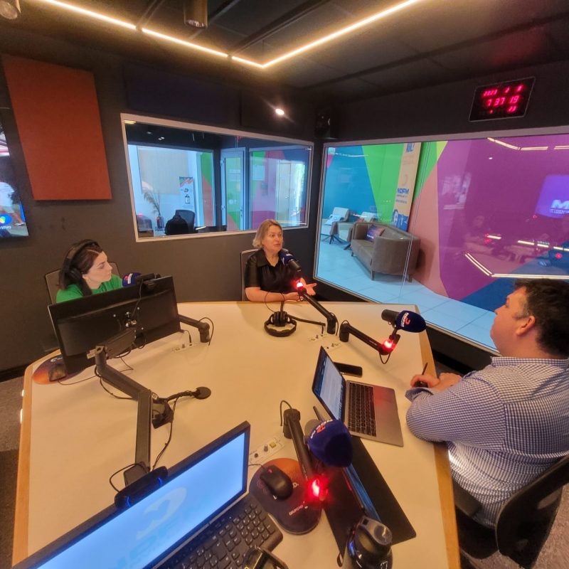 GIRO ND – Sabrina Aguiar, Matheus Furlan e a &nbsp;nova presidente da Ajorpeme, Cintia Ebert Huang