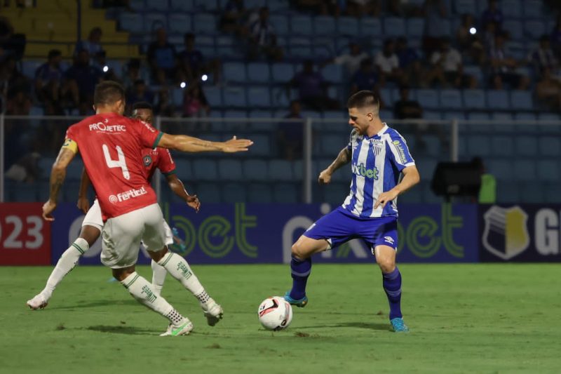 Gol do Avai foi marcado pelo jovem Modesto – Foto: Divulga&ccedil;&atilde;o/Beno Kuster/Ava&iacute;