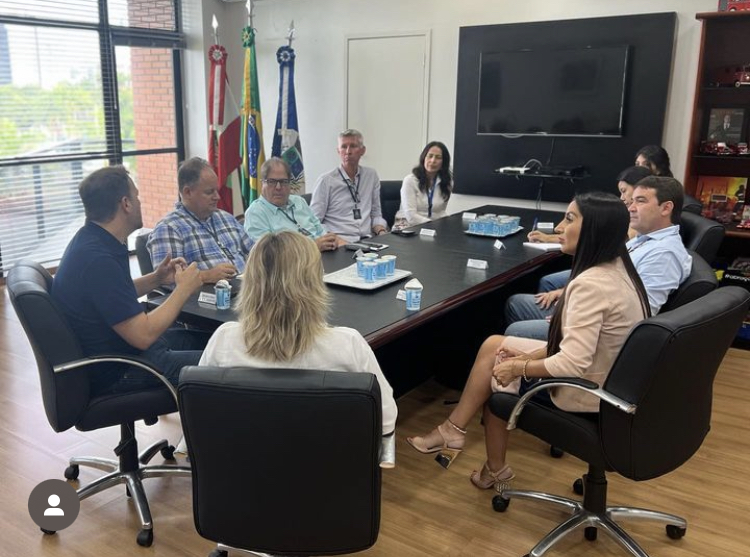 Reuni&atilde;o foi na sede da Prefeitura de Joinville e traz boas expectativas para in&iacute;cio das obras ainda neste primeiro semestre. – Foto: Divulga&ccedil;&atilde;o/Internet