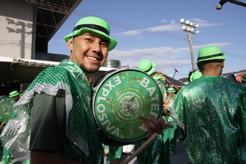 Turno duplo: em Florian&oacute;polis, a escola abriu os trabalhos na Nego Quirido no s&aacute;bado (18) – Foto: Cristiano Estrela/ND